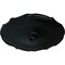 Ekena Millwork Pompeii Ceiling Medallion (Fits Canopies up to 2"), Hand-Painted Black Pearl, 18 7/8"OD x 1 1/2"P CM18POBPS - alternate 2